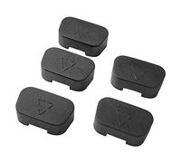 SHANFEILU VGA Port Cover Anti Dust Cap Protecteur de Prise VGA pour RS232,DB15,DB9 VGA connecteurs de Port mâle 17 mm x 9 mm Noir 50pcs