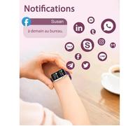 Shang Wing Montre Connectée Femme Montre Sport Bracelet Connecté Podometre Cardiofrequencemetre Oxymetre Trackers D'activité