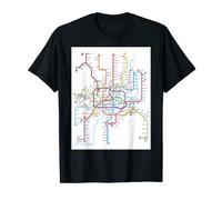 Shanghai Carte du métro Chine T-shirt T-Shirt