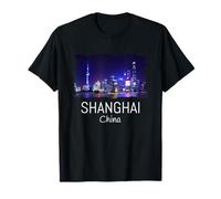 Shanghai Skyline de Shanghai - Souvenirs chinois T-Shirt