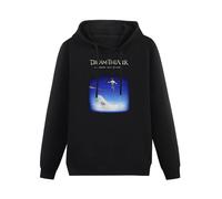 SHANGKEAI Dream Theater A Dramatic Turn of Events Printing Graphic Mens Sweatshirts Unisex Black Hooded L