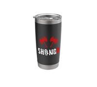 Shango Xango Ifa Orisha Goddess Yoruba Religion Gift Gobelet isotherme en acier inoxydable double paroi
