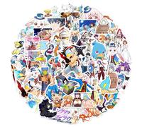 Shangri-La Frontier Lot de 50 autocollants en vinyle imperméables pour voitures, motos, ordinateurs portables, vélos, skateboards, snowboards, bagages, MacBook, iPad et plus encore