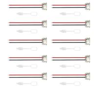 Shangxi Câble d'alimentation femelle de type C pour 12 V Transparent | Cache de port flexible attaché, deux conducteurs visuellement distincts, jouet électronique et câblage de projet basse