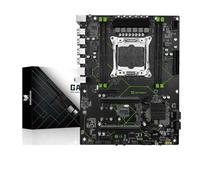 SHANGZHAOYUAN X99 Carte mère Intel LGA 2011-3 pour E5 V3 V4 et Core i7 Series CPU, DDR4 Max 128 Go, PCIe 3.0, NVME/NGFF M.2, SATA 3.0, Gigabit-LAN, ATX PC Server Carte-mère, X99 MR9A-H