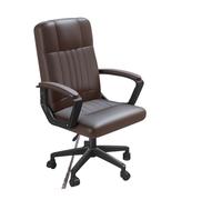 SHANHENGYUN Chaise de bureau ergonomique avec soutien lombaire, chaise de bureau en cuir synthétique, chaise de bureau pivotante à haut dossier, hauteur réglable pour soulager les douleurs dorsales