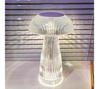 SHANJIA Lampe en cristal, lampe de table en cristal diamant, lampe de chevet avec contrôle tactile 3 couleurs changement de couleur lampe de chevet tactile lampe de chevet USB Line (C)