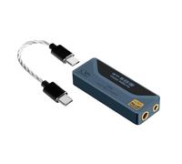 SHANLING Amplificateur de casque UA4, amplificateur DAC USB portable, prend en charge MQA 16X, 768 kHz DSD512, haute puissance de conduite pour Android/iOS/Mac/Windows, contrôle du volume de dongle