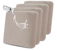 SHANNA Coussins de Canapé Magiques : Lot de 4 Housses Imperméables pour Fauteuils et Canapés (Kaki)