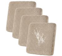 SHANNA Housse De Canapé Extensible : 4 Pièces Moderne Jacquard, Housses Dernières Imperméables pour Animaux (Kaki)