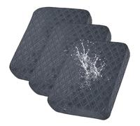 SHANNA Housse De Canapé Extensible Antidérapante : 3 Places Imperméable Jacquard, Protection Meubles Élastique Extérieur pour Animaux (Gris Foncé)