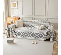 SHANNA Housse de Canapé pour Canapé 3 Places,Housse De Canapé en Chenille Double Face,Chiens et Chats Animaux Antisalissure Antidérapante Friendly Fitted Couch Housse