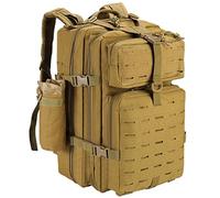 SHANNA Sac à Dos Militaire Tactique 45L de Grand Volume, Sac Multifonction Armée Molle Assaut Pack, Backpack Crossfit Randonnée pour Voyage Trekking Randonnée Camping École Pêche Alpinisme