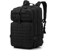 SHANNA Sac à dos tactique militaire de 45 L, grande capacité, sac à dos de randonnée, camping, sac à dos étanche pour sports de plein air, gym, voyage, sac à dos Molle, sac à dos militaire de 3 jours