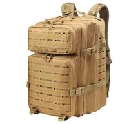 SHANNA Sac à Dos Militaire Tactique 45L de Grand Volume, Sac Multifonction Armée Molle Assaut Pack, Backpack Crossfit Randonnée pour Voyage Trekking Randonnée Camping École Pêche Alpinisme