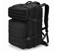 SHANNA Sac à Dos Militaire Tactique 45L de Grand Volume, Sac Multifonction Armée Molle Assaut Pack, Backpack Crossfit Randonnée pour Voyage Trekking Randonnée Camping École Pêche Alpinisme