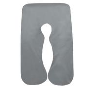 SHANNA Taie d'oreiller de Corps de Grossesse, Couverture 80 * 155CM de maternité de Forme de Coton U (Gris Foncé)