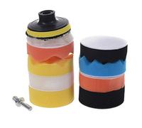 shanpu 11pcs 76mm Kit Haut Gross Polissage Polissage Fartage Buffer Pad pour Voiture Polisseuse