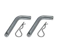 shanpu 2X Goupille et Clip D'Attelage de Remorque Attelage de Remorque Robuste de 5/8 Pouces de Diamètre pour Support de Boule D'Attelage de Récepteur de 2 Pouces de Diamètre