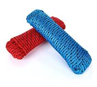 SHANQIAN Lot de 2PCS 20M Corde Polypropylène, 8 MM Corde descalade, Corde Multifonctionnelle Pour Séchage des Vêtements d'extérieur, Cerclage, Parachutisme, Bateau - Charge de Rupture: 500KG