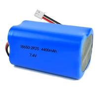 SHANRROW Batterie Rechargeable de Remplacement au Lithium-ION 7,4 V 4400 mAh avec Prise XH2.54 pour Produits électroniques de Bricolage, lumières de pêche, Sonnette, Radio,1 pcs