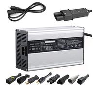 SHANRROW Chargeur de batterie professionnel pour chariot de golf 24/36/48/60/72 V, charge complète de 6 à 10 heures, chargeur intelligent pour voiture, bateau, chariot de golf EZGO