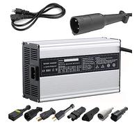 SHANRROW Chargeur de batterie professionnel pour chariot de golf 24/36/48/60/72 V, charge complète de 6 à 10 heures, chargeur intelligent pour voiture, bateau, chariot de golf EZGO