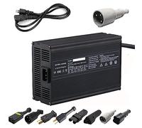 SHANRROW Chargeur de batterie professionnel pour chariot de golf 24/36/48/60/72 V, charge complète de 6 à 10 heures, chargeur intelligent pour voiture, bateau, chariot de golf EZGO