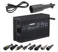 SHANRROW Chargeur de batterie professionnel pour chariot de golf 24/36/48/60/72 V, charge complète de 6 à 10 heures, chargeur intelligent pour voiture, bateau, chariot de golf EZGO