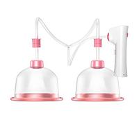 SHANRROW Machine d'élargissement de la poitrine, masseur électrique de poitrine, matériau en silicone, rinçage pratique, favorise la croissance des seins, convient pour les seins plats, les seins