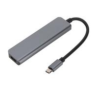 Shanrya 5'i 1 Hub USB C Arada, USB Yerleştirme İstasyonu Phone Tableti için 5'i 1 Arada Alüminyum Alaşımlı Malzeme