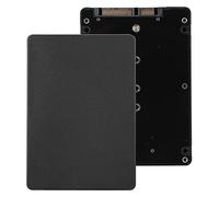 Shanrya Adaptateur de Lecteur à Semi-conducteurs, Riser Pratique, Durable en Plastique pour Ordinateur Portable PC de Bureau(Le Noir)