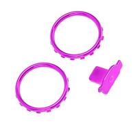 Shanrya Anneaux d'accentuation de Contrôleur, Accessoires de Boutons de Commutation de Contrôleur Durables et Parfaitement Ajustés, Remplacement Facile à Installer pour Contrôleur de