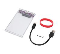 Shanrya Boîtier de Disque Dur Externe, Boîtier de Disque Dur SATA III Plug and Play de 2,5 Pouces pour Ordinateur de Bureau