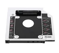 Shanrya Boîtiers de Disque Dur d'ordinateur, deuxième Caddie de Disque Dur SATA3.0 Caddie de Disque Dur 9,5 mm/12,7 mm Universel deuxième Caddie de Disque Dur pour Ordinateur Portable(12,7 mm)