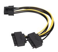 Shanrya Câble d'alimentation, facile à utiliser, bloc d'alimentation GPU robuste, durable, 20 cm de long, matériaux ABS, facile à utiliser pour les accessoires informatiques