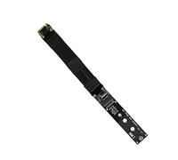 Shanrya Câble d'extension SSD M.2 NVMe, Câble d'extension SSD de Transfert 32G/BPS Pratique Portable Durable pour la Maison (10cm)