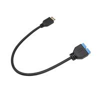 Shanrya Câble d'extension USB 3.0 haute vitesse de transfert de données haute performance solide durable pour carte mère