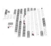 Shanrya Capuchons de Touches PBT, 118 Capuchons de Touches Résistance à l'abrasion Excellent Toucher Résistant à l'huile pour Une Utilisation Quotidienne pour claviers mécaniques pour Clavier de(#1)