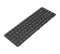 Shanrya Clavier de remplacement durable pour adultes CQ57 en aluminium pour employés de bureau (Noir)