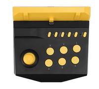 Shanrya Contrôleur de Bâton de, Fonction Rafale, Joystick de de Jeu d' Professionnel, Conception Classique, Coque Robuste pour Console de Jeu (noir et jaune)