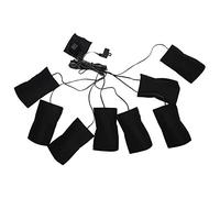 Shanrya Coussin Chauffant électrique, Coussin Chauffant électrique USB Tissu 3 Vitesses vêtements imperméables Gilet Veste Coussinets Feuille chauffante pour épaule Cou Bras Jambe Genou