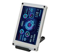 Shanrya Écran de Panneau de Capteur PC, Moniteur de Température d'Ordinateur Résolution 320x480 luminosité Réglable IPS 3,5 Pouces pour Ordinateur de Bureau