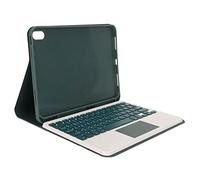 Shanrya Étui pour Tablette, étui pour Clavier Intelligent Professionnel à Angle Réglable, Découpe Précise, Réveil Automatique avec pavé Tactile pour 10,9 Pouces 2022 Génération 10 (Vert)