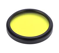 Shanrya Filtre 40,5 mm, verre optique nano-revêtement résistant à l'huile pour objectif d'appareil photo 40,5 mm (jaune)