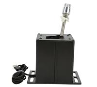 Shanrya Jeu de Course H Shifter, Design Ergonomique Universel en Fibre de Carbone Prise en Main USB Shifter Corps en Métal pour G29 G27 pour PC