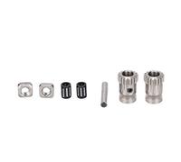 Shanrya Kit de Roues d'extrusion, Roues d'imprimante 3D Robustes et durables à Haute netteté pour Prusa I3