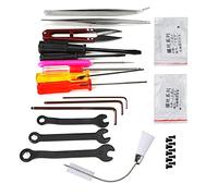 Shanrya Kit d'outils pour machine à coudre surjeteuse, vis brosse, tournevis cruciforme/à fente, clés pour machine à coudre surjeteuse