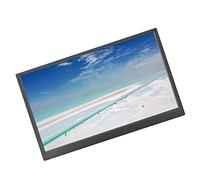 Shanrya Moniteur 15,6 Pouces, Boîtier en Métal USB C pour Ordinateur Portable intégré à Double Haut-Parleur 1080P FHD pour Voyage pour Voiture pour PC pour Téléphone