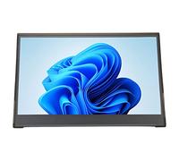 Shanrya Moniteur Portable, écran IPS à Double Haut-Parleur Écran Mobile Externe de 15,6 Pouces pour l'édition
